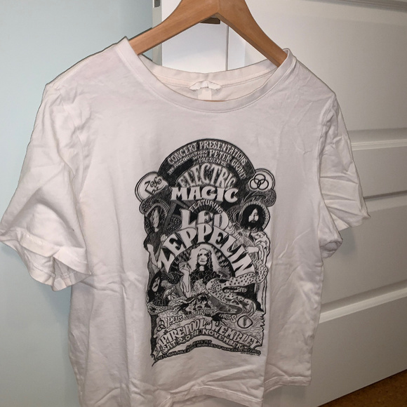 led zeppelin t shirt h&m